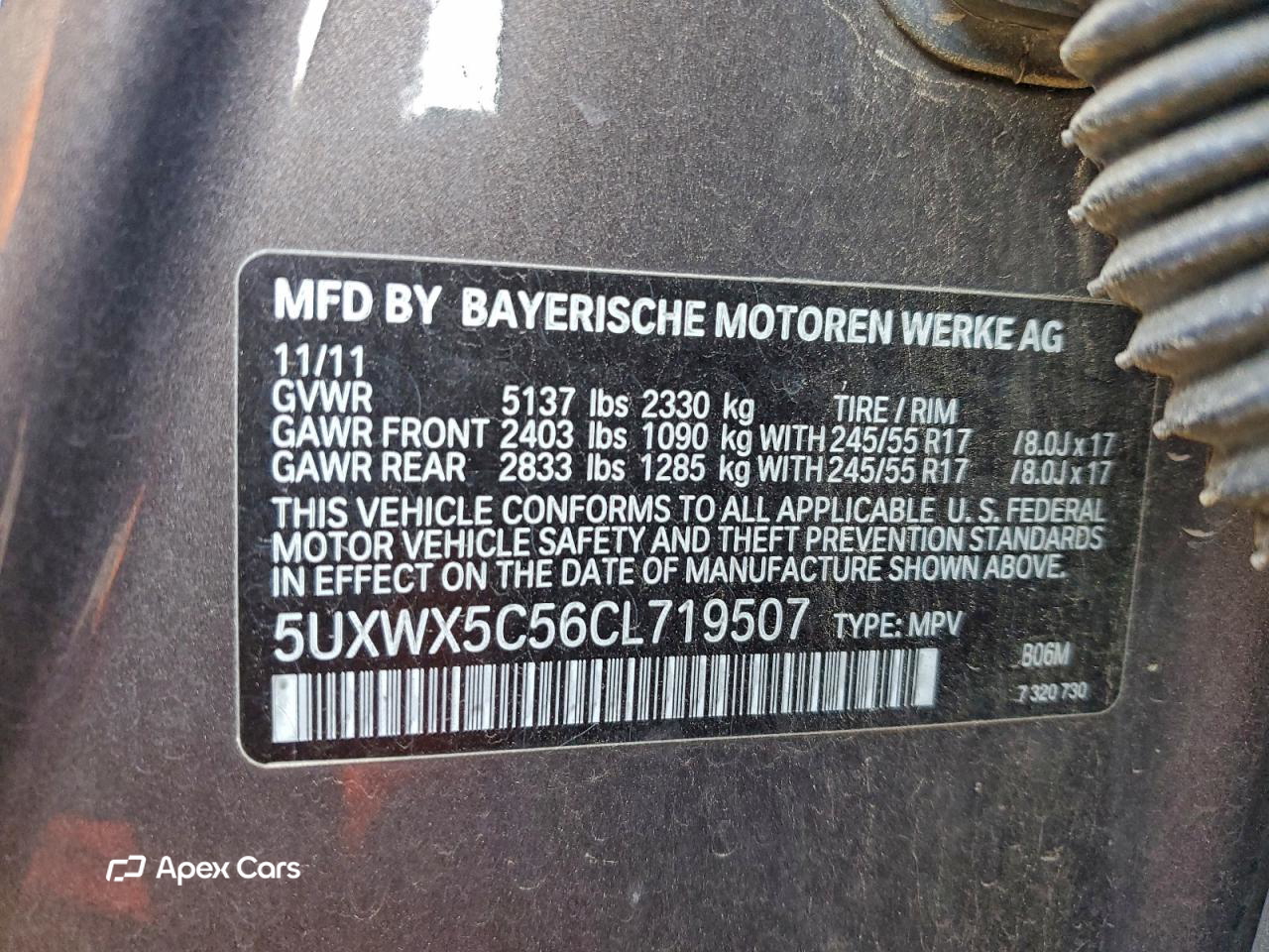 BMW X3 2012