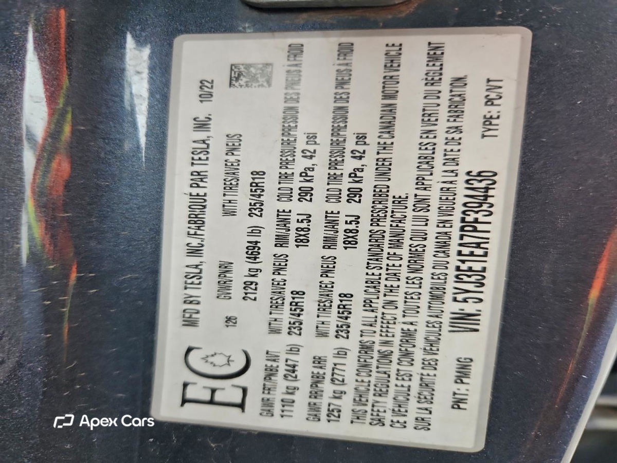 Tesla Model 3 2023
