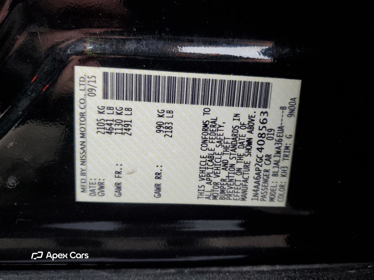 Nissan Maxima 2016