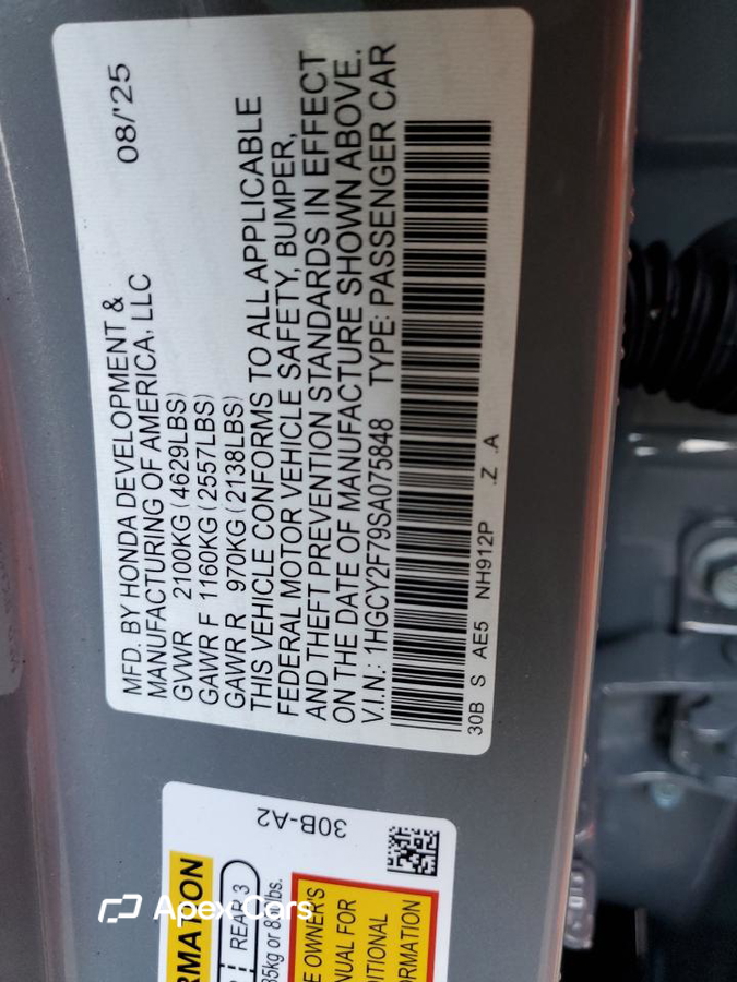 Honda Accord 2025