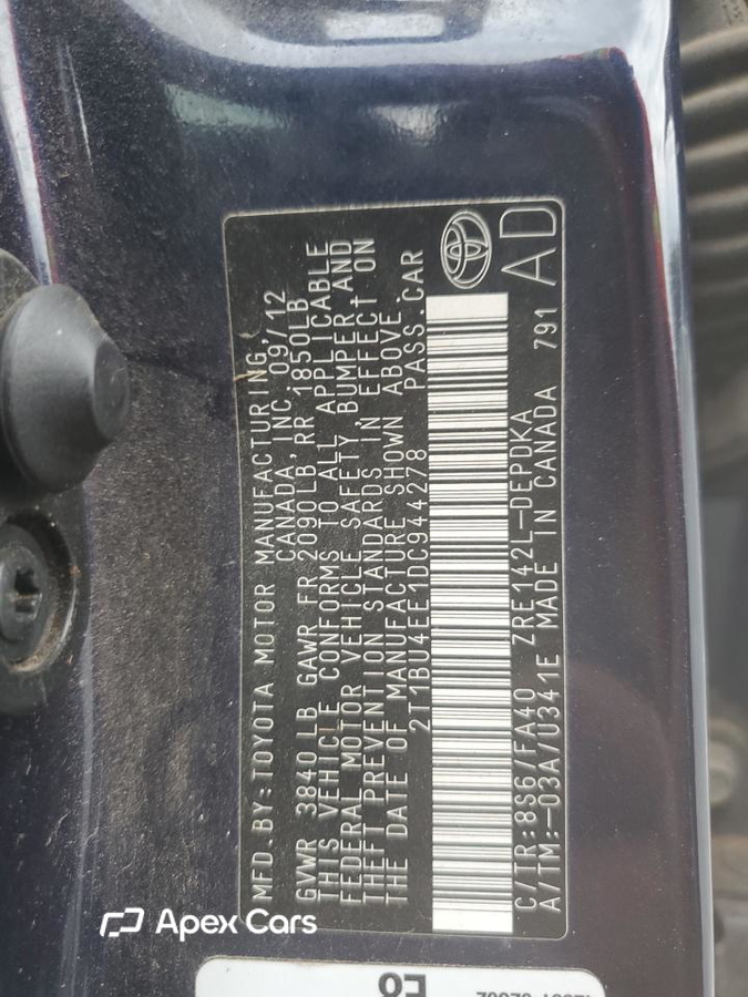 Toyota Corolla 2013