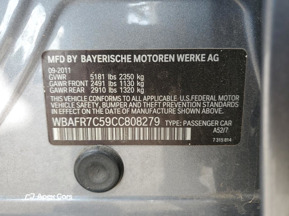 BMW Series 5 2012