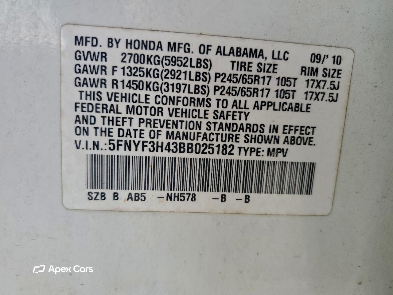 Honda Pilot 2011