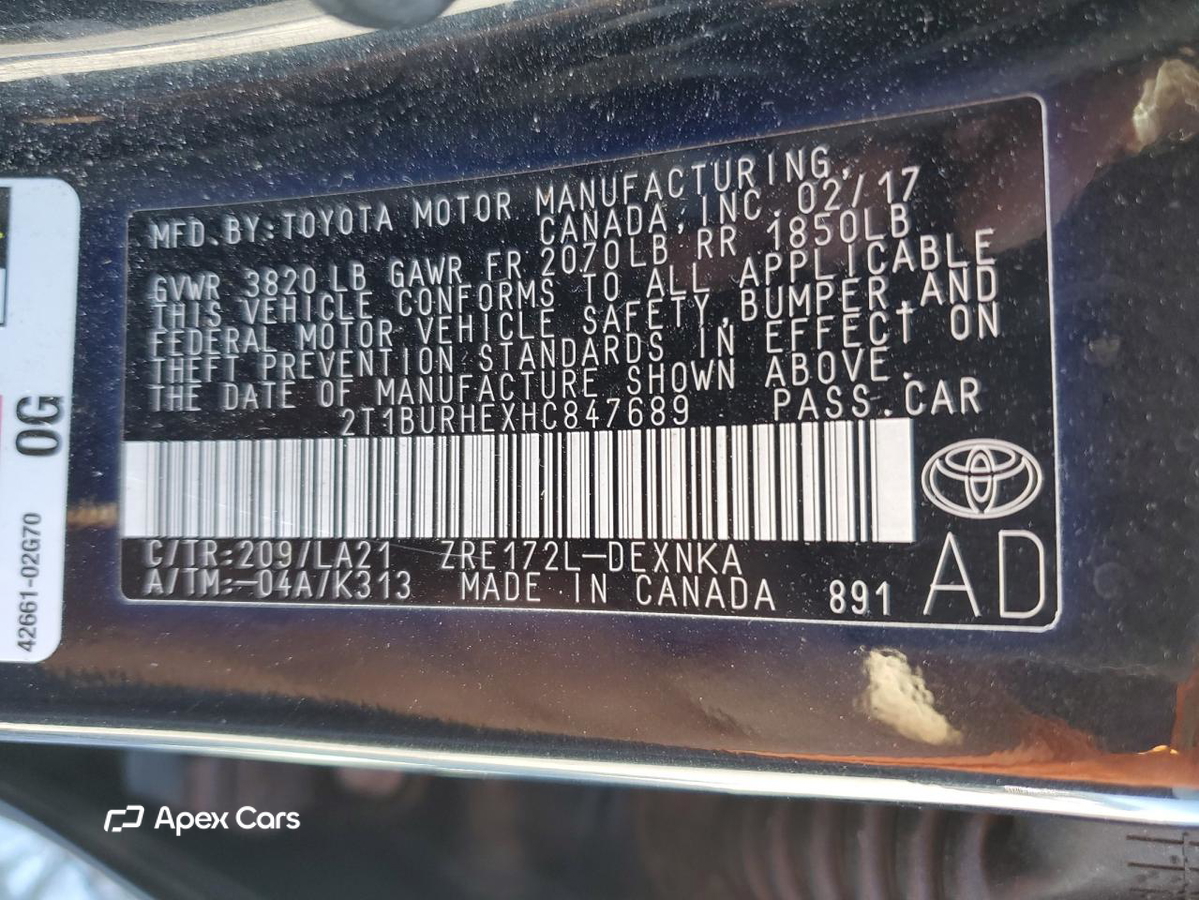 Toyota Corolla 2017