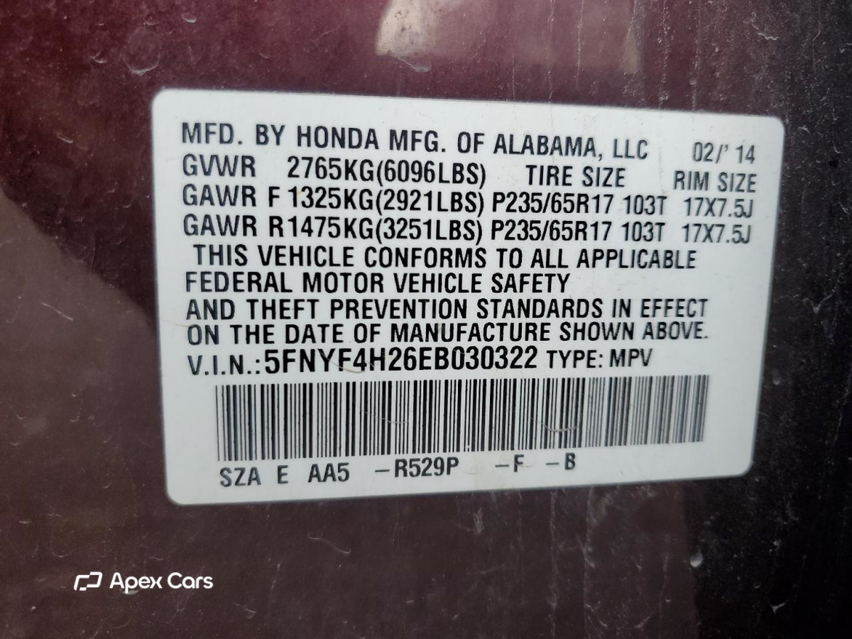 Honda Pilot 2014