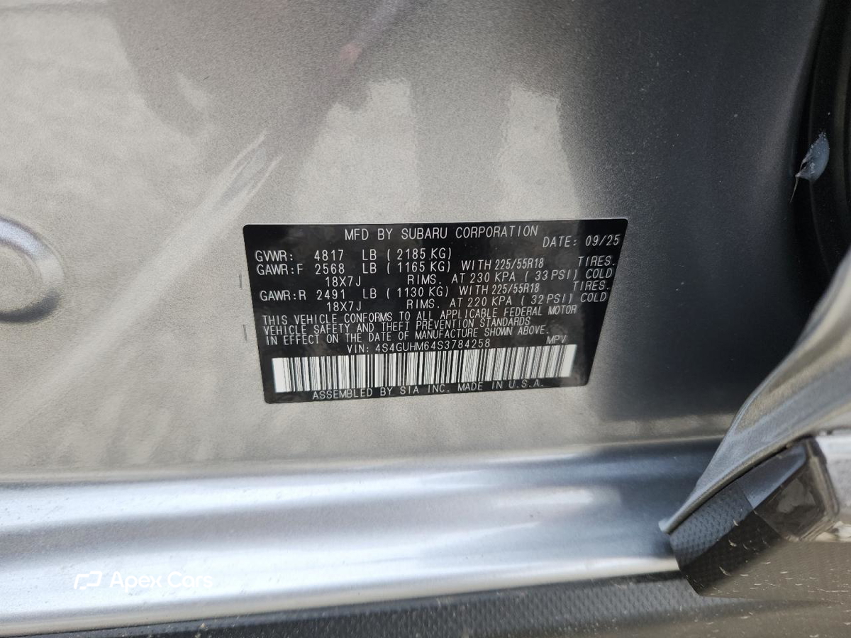 Subaru XV 2025