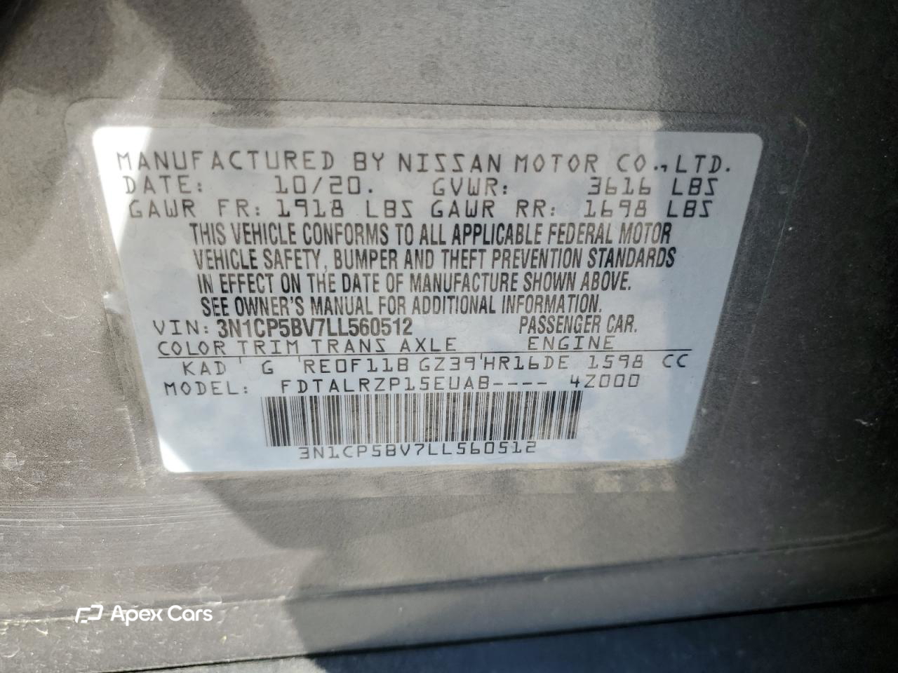Nissan Kicks 2020
