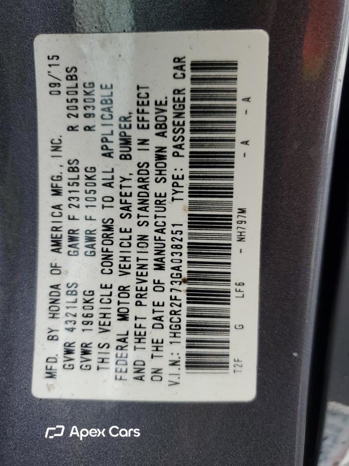 Honda Accord 2016