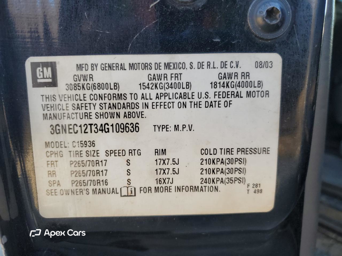 Chevrolet Avalanche 2004