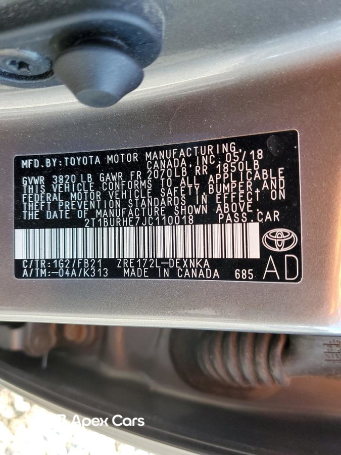 Toyota Corolla 2018