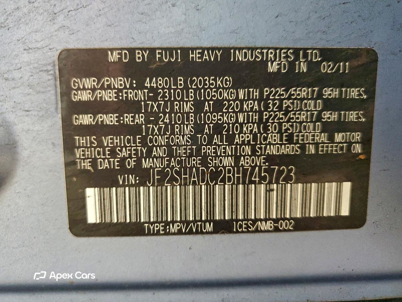 Subaru Forester 2011
