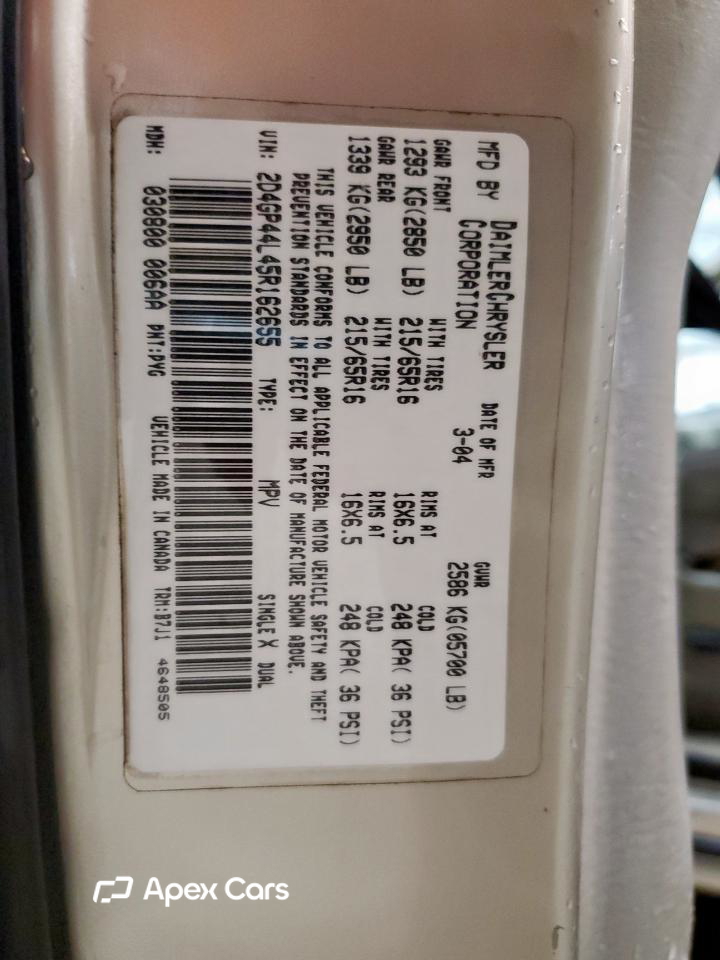 Dodge Caravan 2005