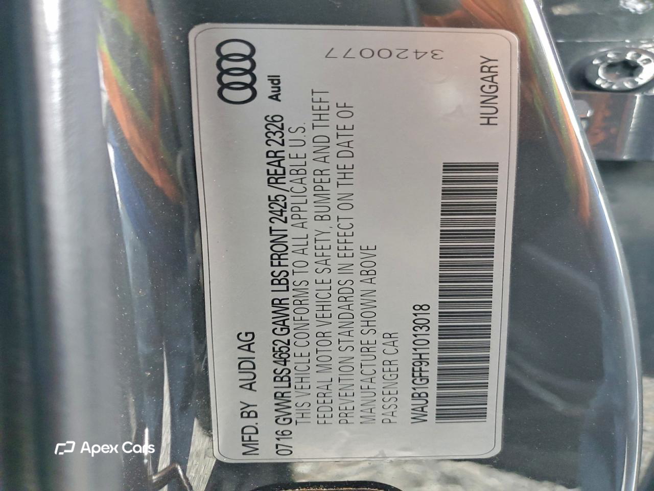 Audi S3 2017