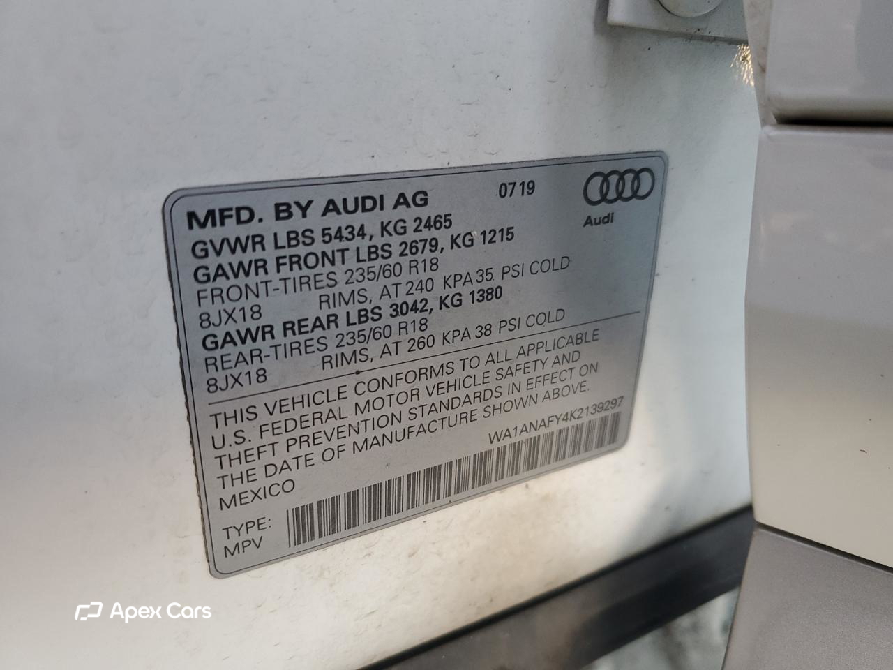 Audi Q5 2019