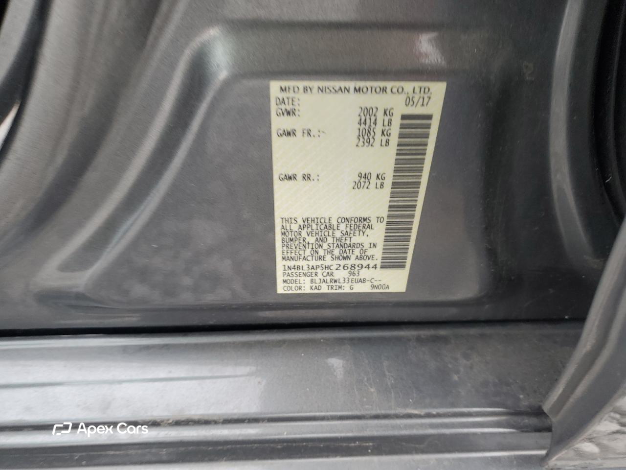 Nissan Altima 2017