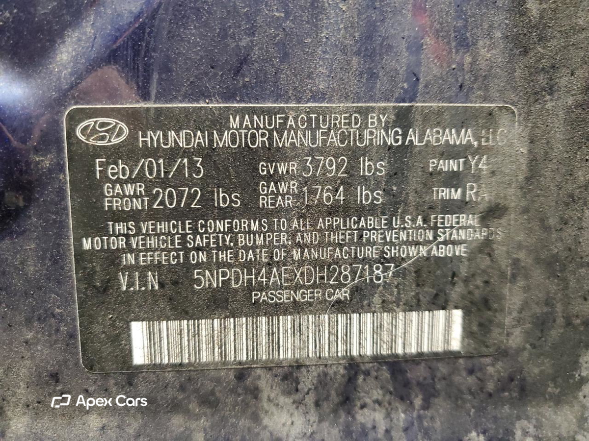 Hyundai Elantra 2013