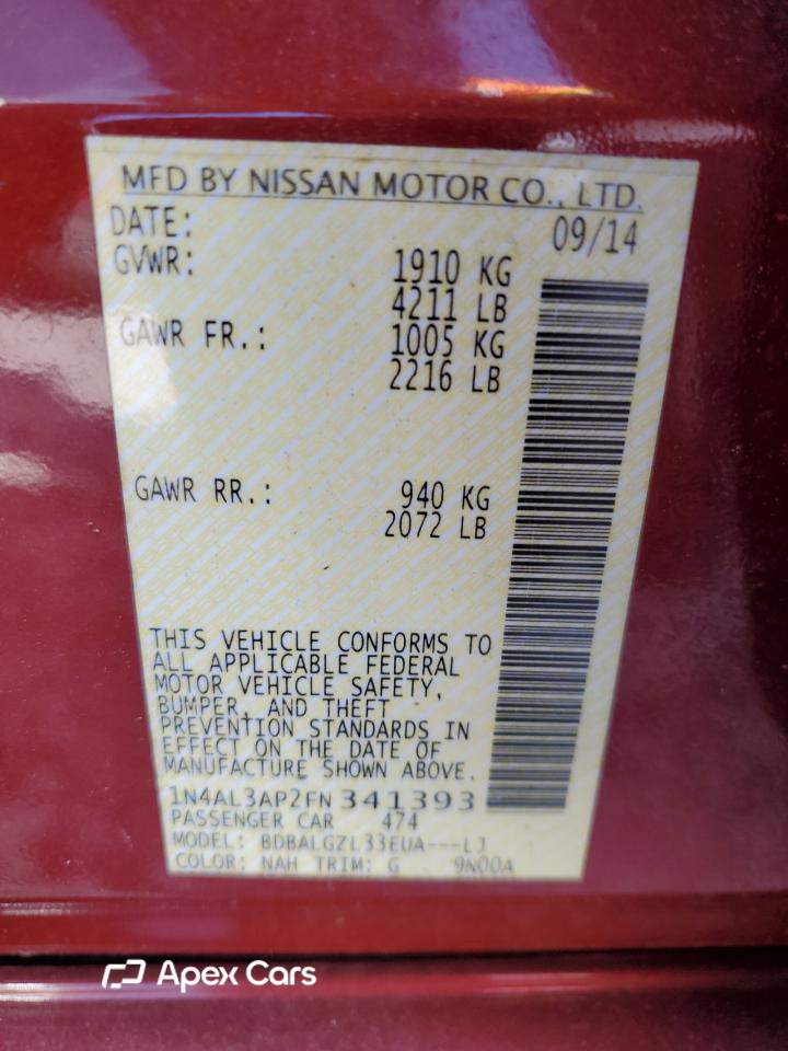 Nissan Altima 2015