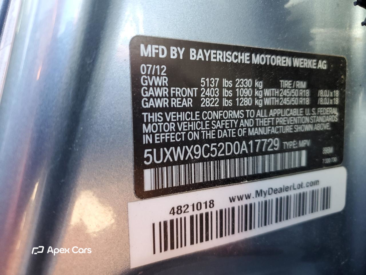 BMW X3 2013