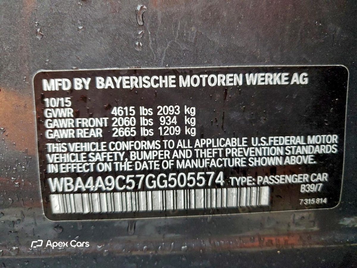 BMW Series 4 2016