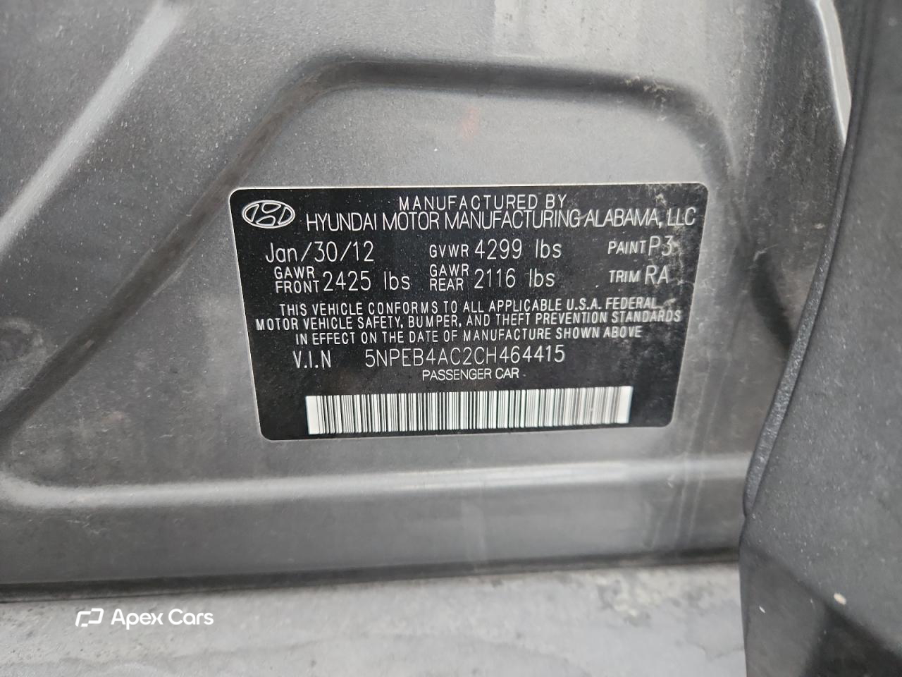 Hyundai Sonata 2012