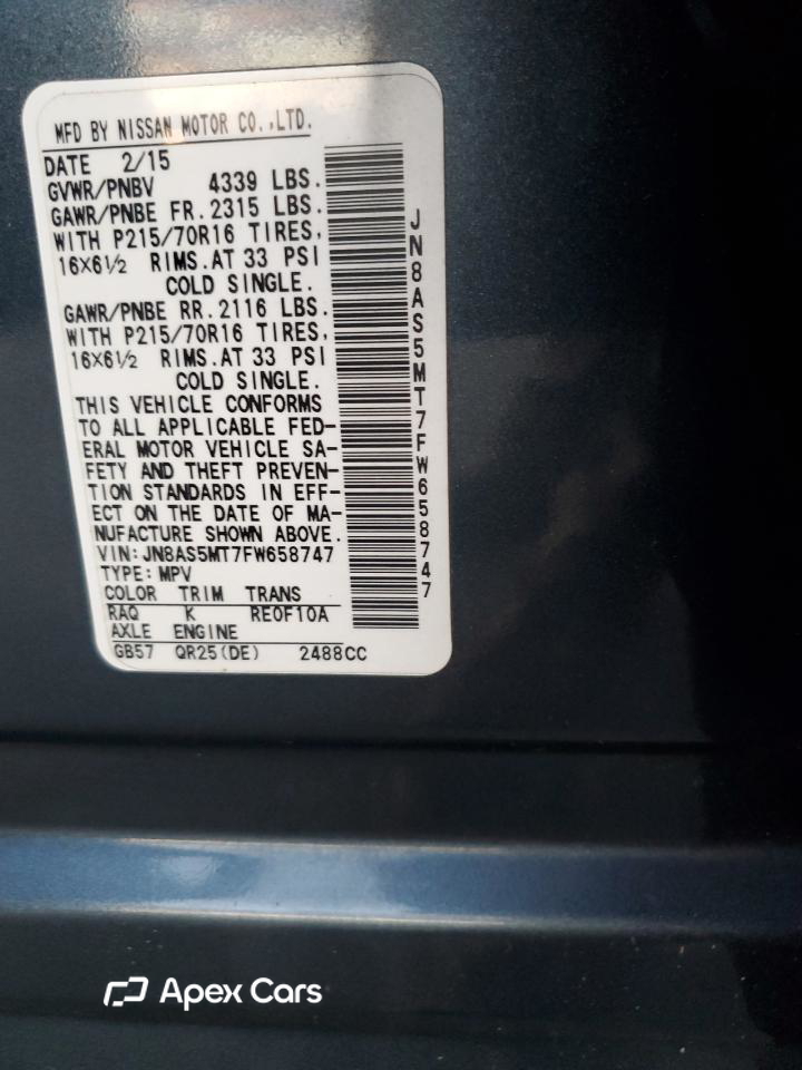 Nissan Rogue 2015