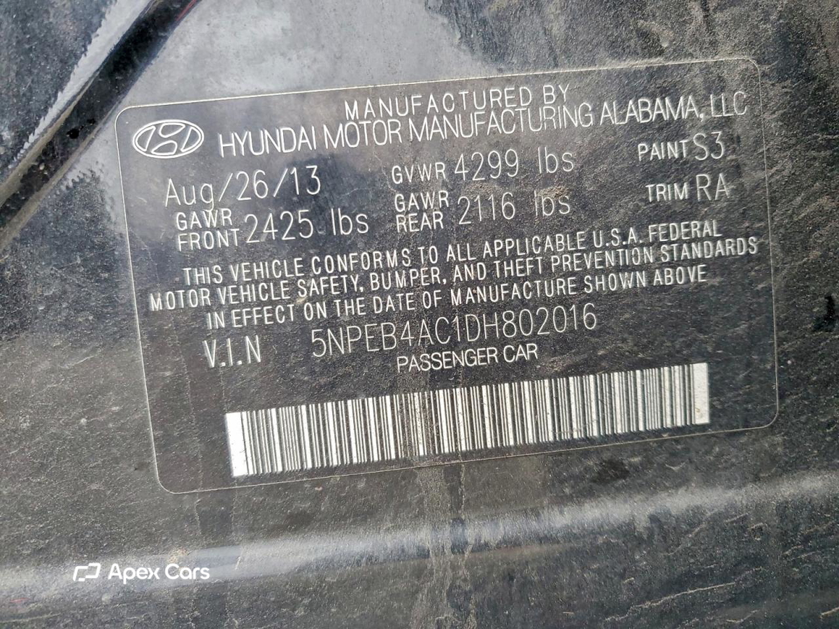 Hyundai Sonata 2013