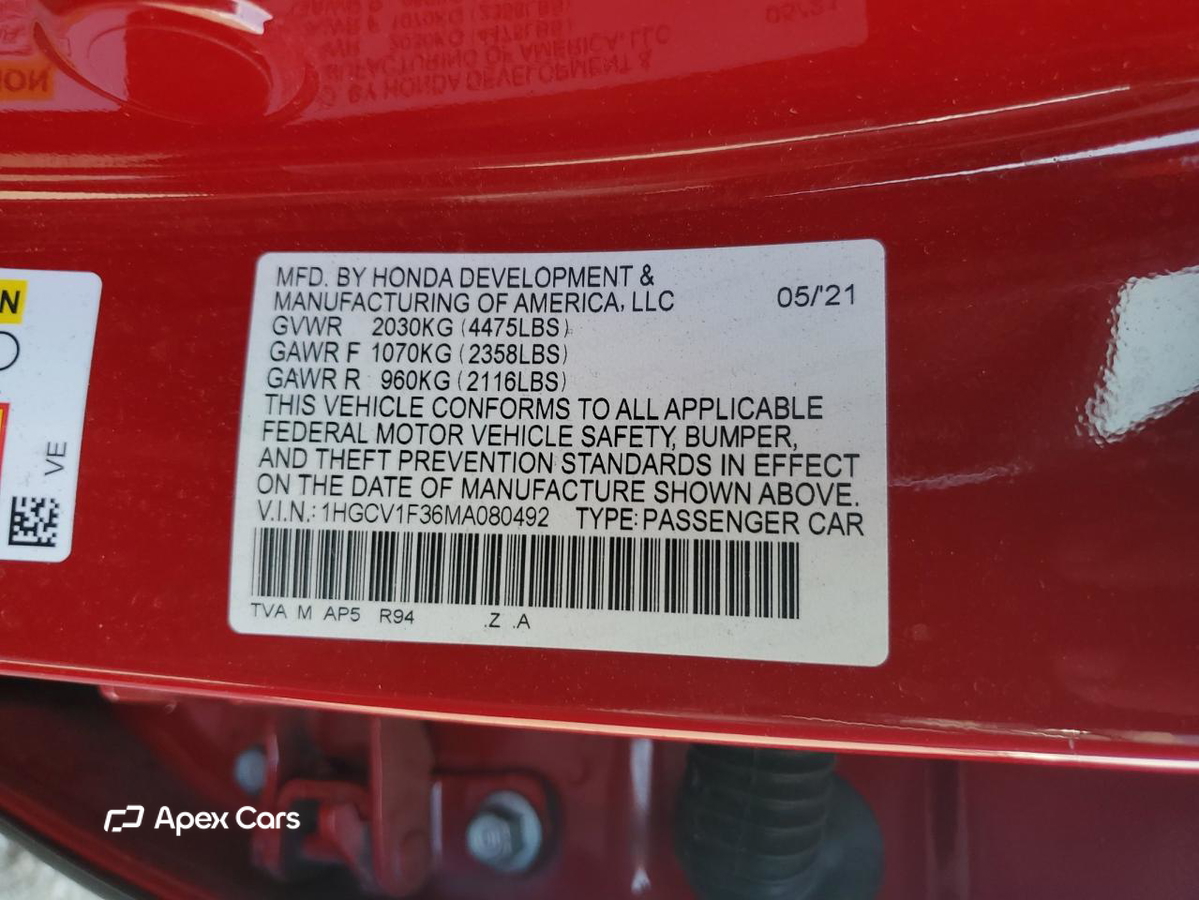 Honda Accord 2021