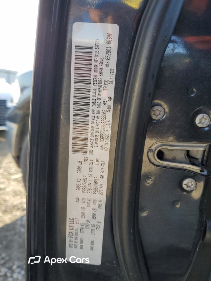 RAM 1500 2017