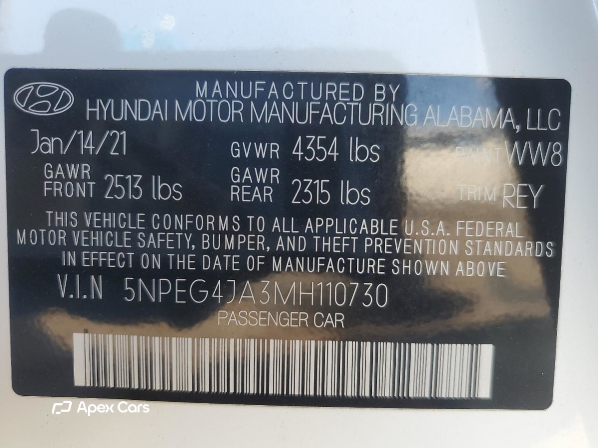 Hyundai Sonata 2021