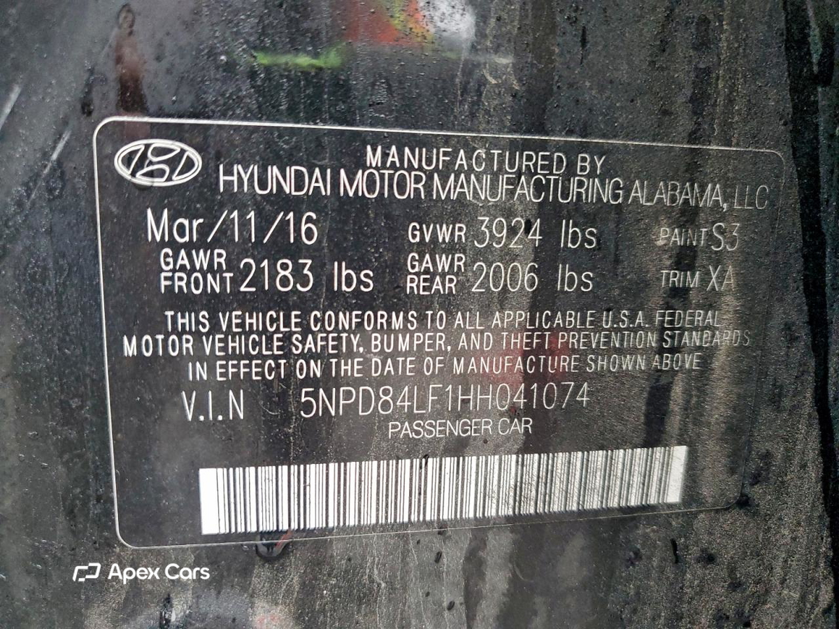 Hyundai Elantra 2017
