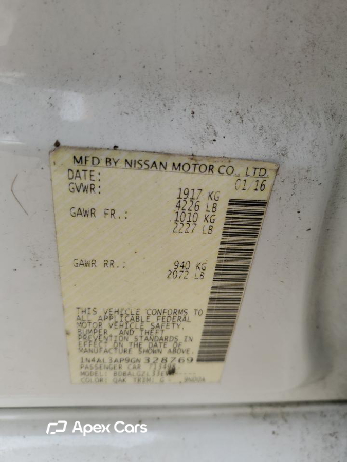 Nissan Altima 2016
