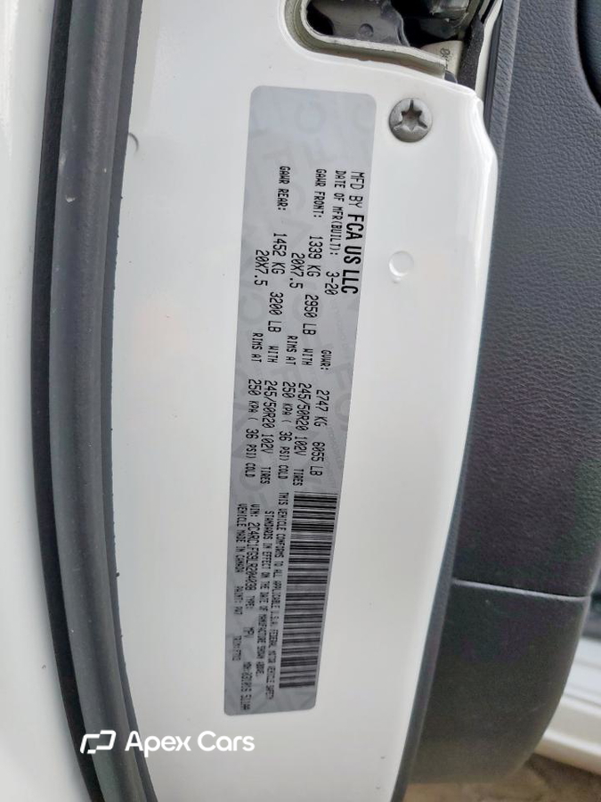 Chrysler Pacifica 2020
