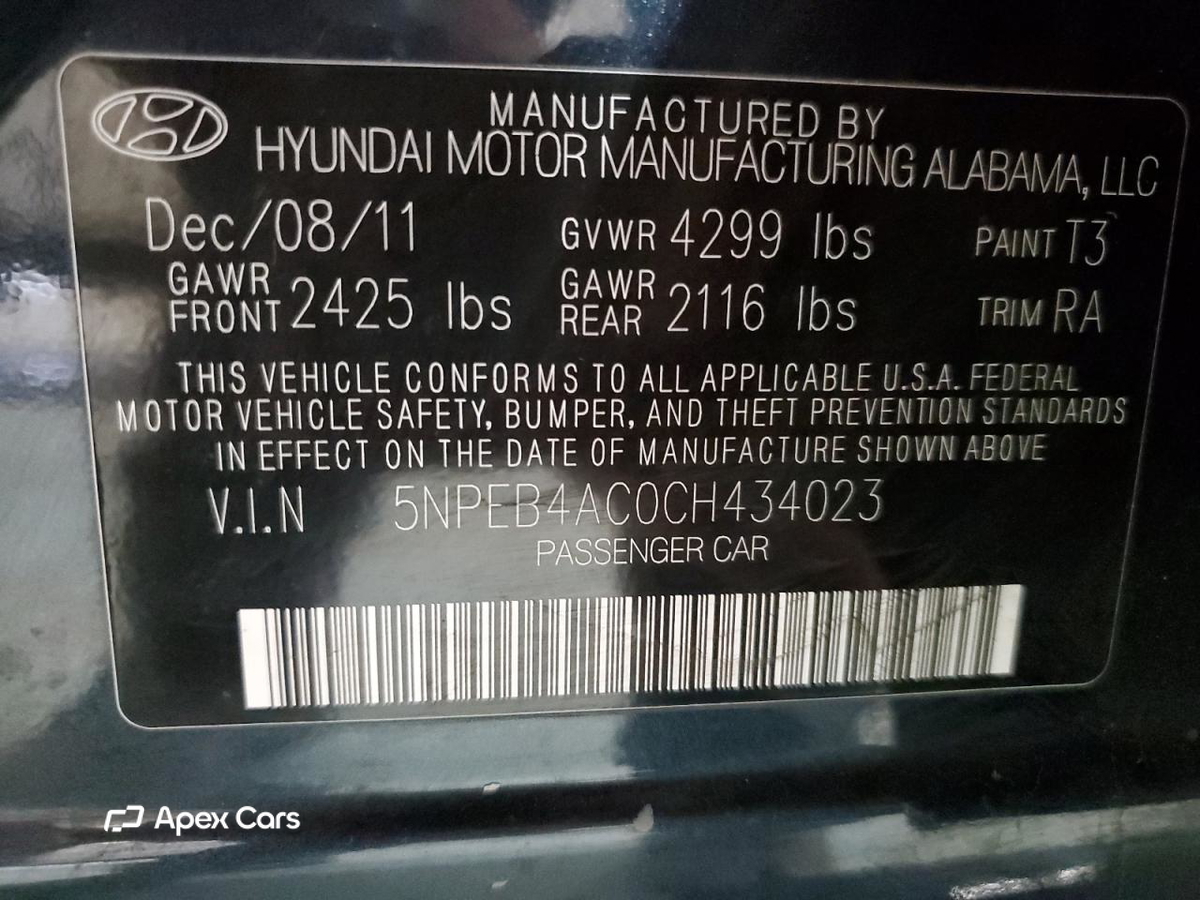 Hyundai Sonata 2012