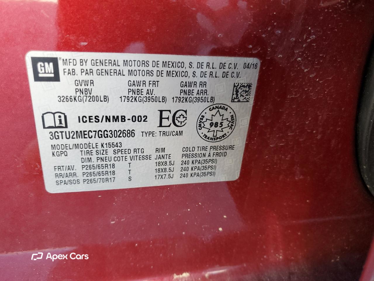 GMC Sierra 2016