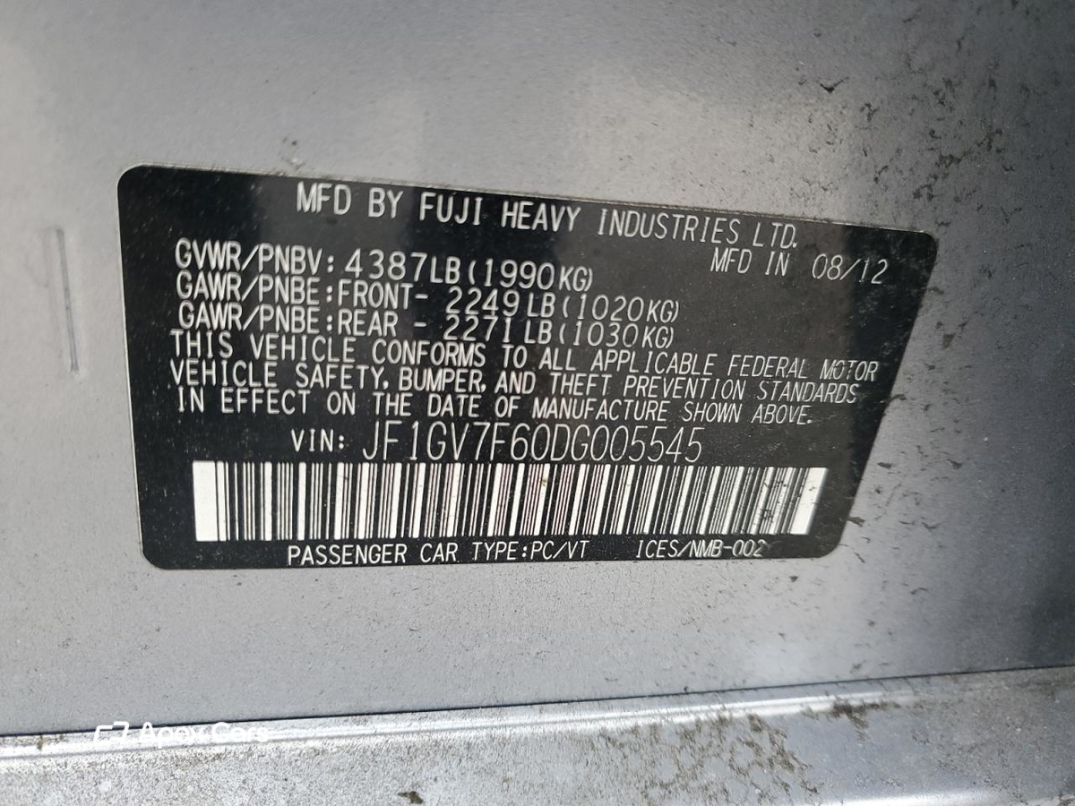 Subaru Impreza 2013