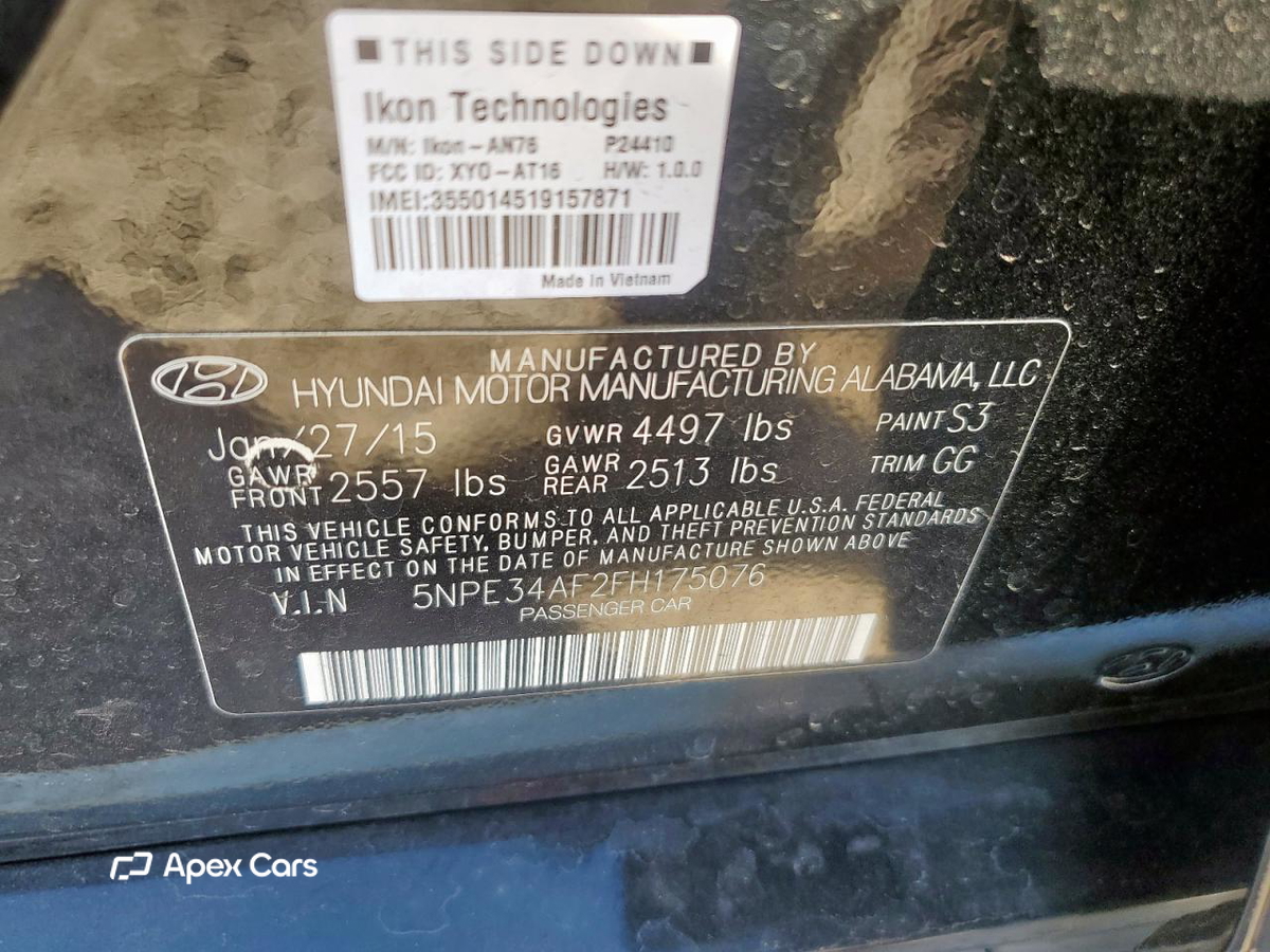 Hyundai Sonata 2015