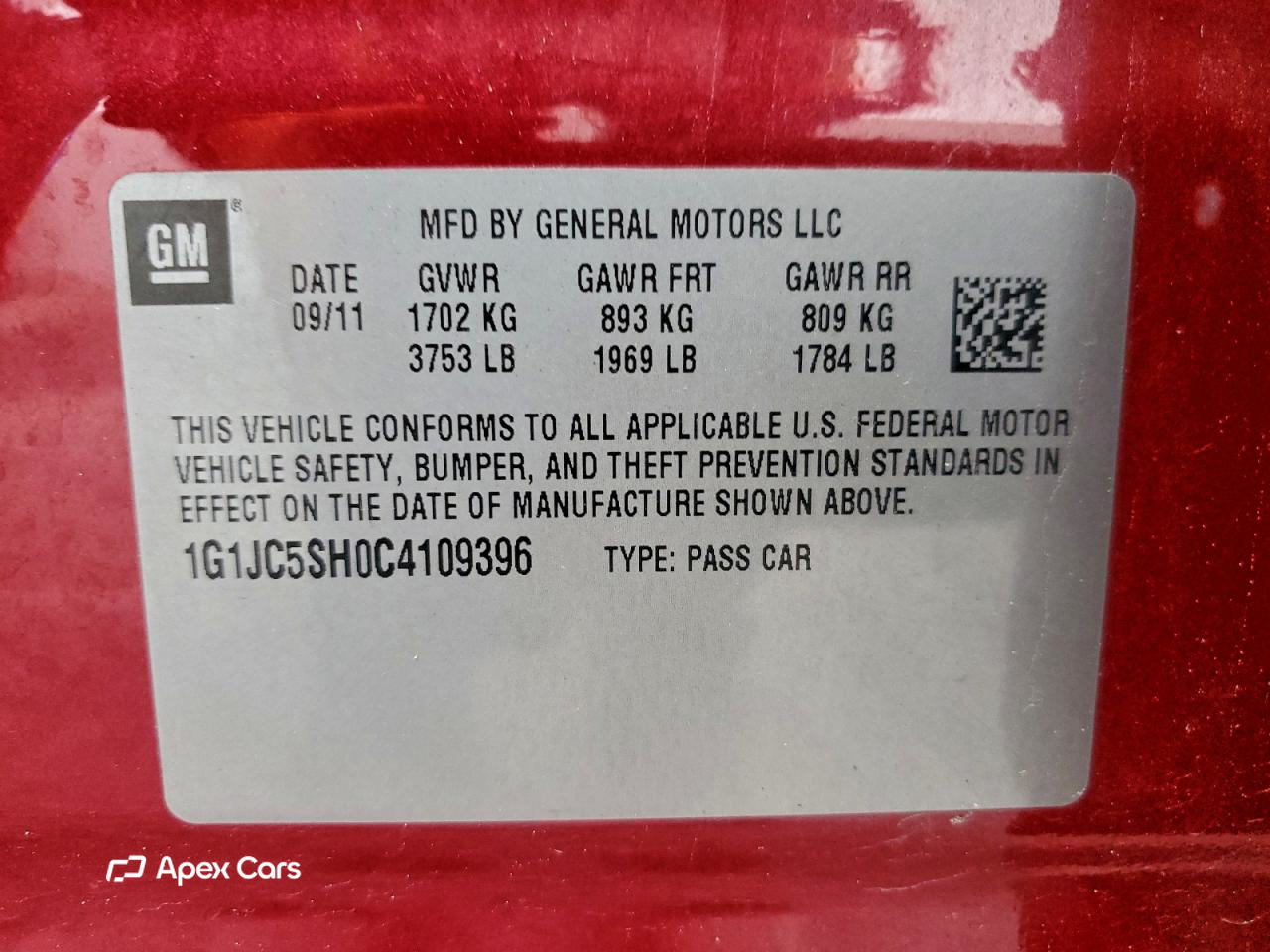 Chevrolet Sonic 2012