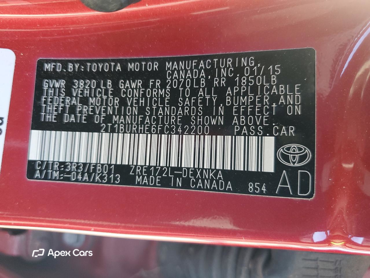 Toyota Corolla 2015