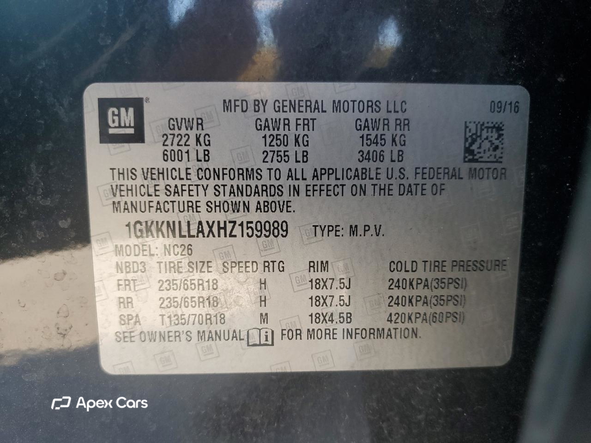 GMC Acadia 2017