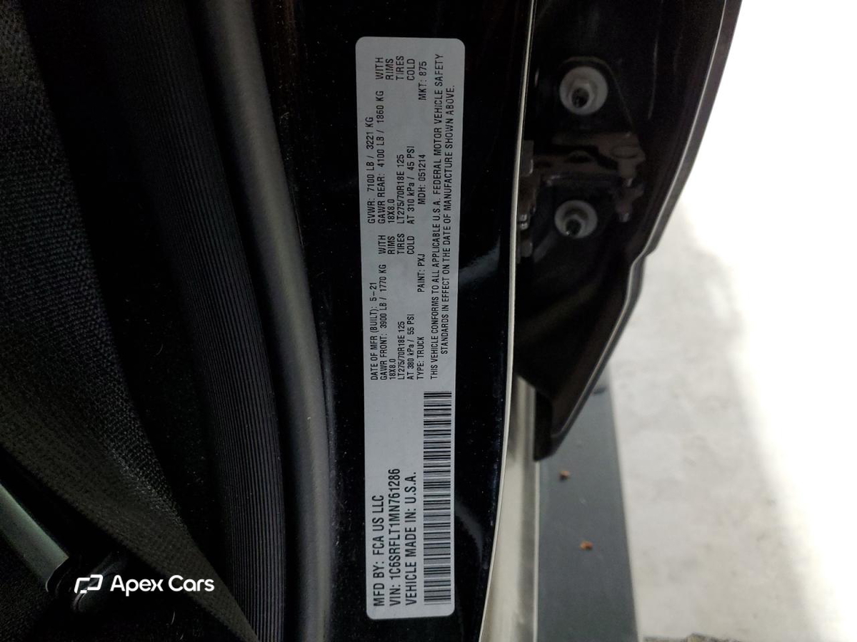 RAM 1500 2021