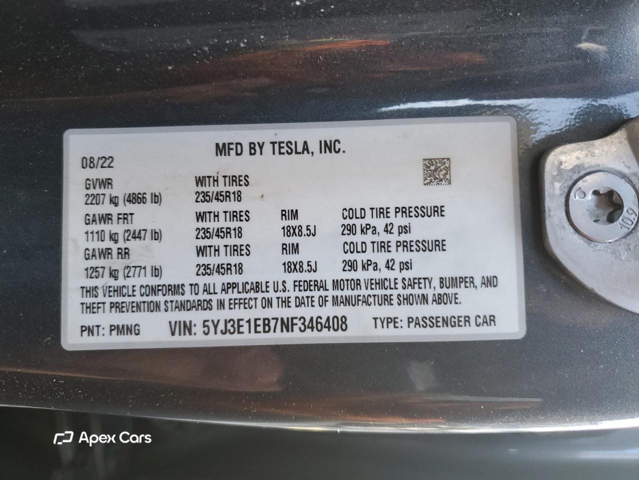 Tesla Model 3 2022