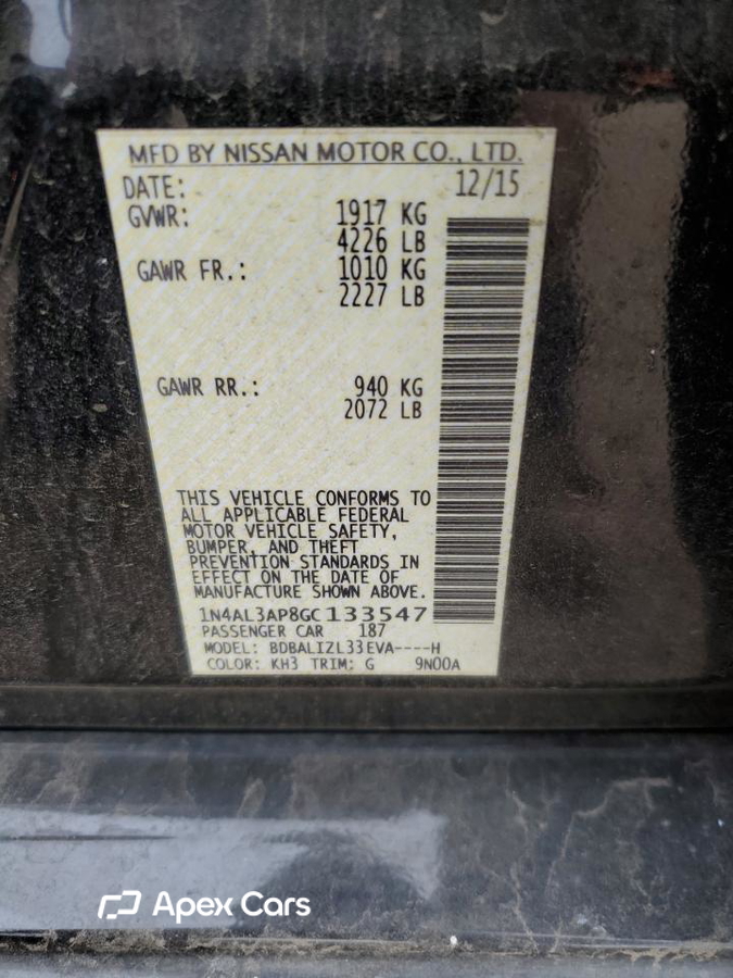 Nissan Altima 2016