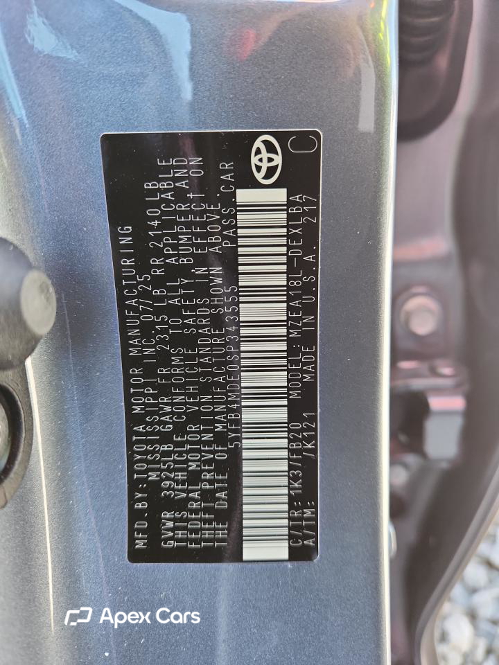 Toyota Corolla 2025