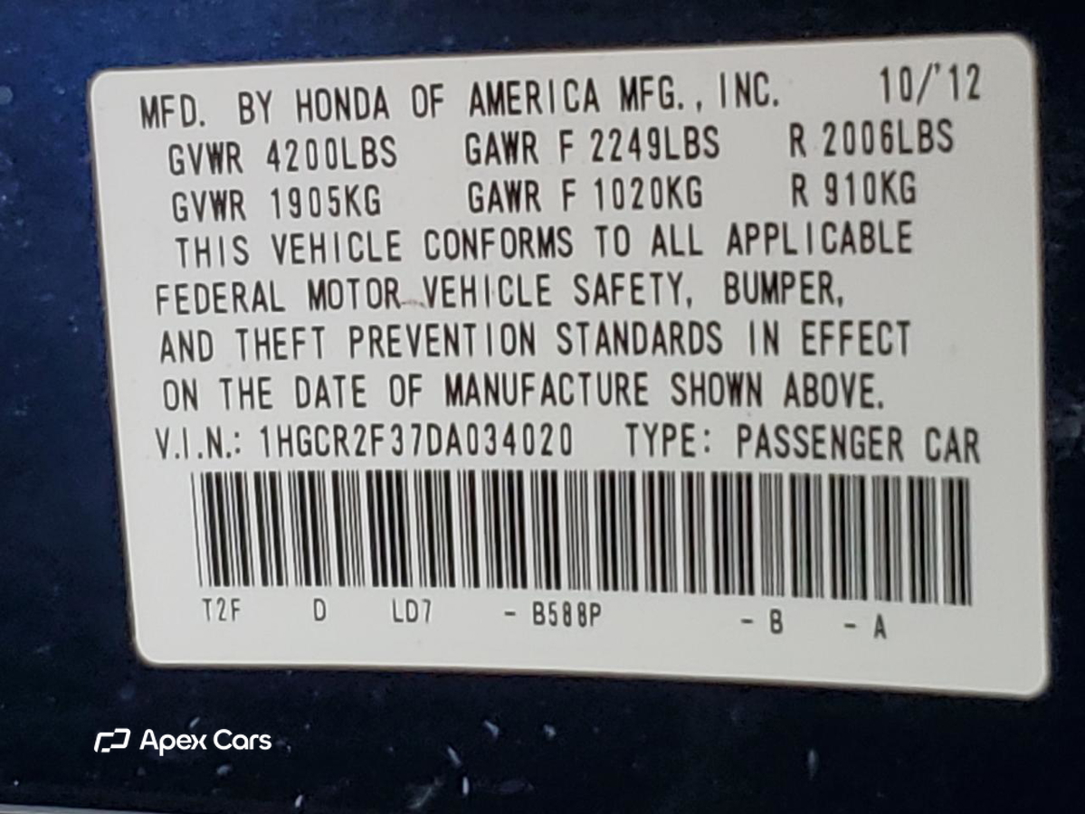 Honda Accord 2013