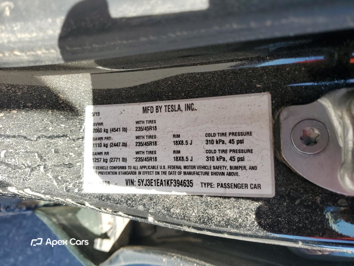 Tesla Model 3 2019