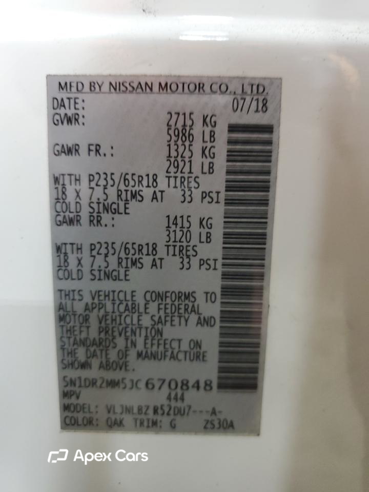 Nissan Pathfinder 2018