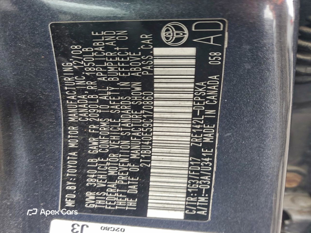 Toyota Corolla 2009