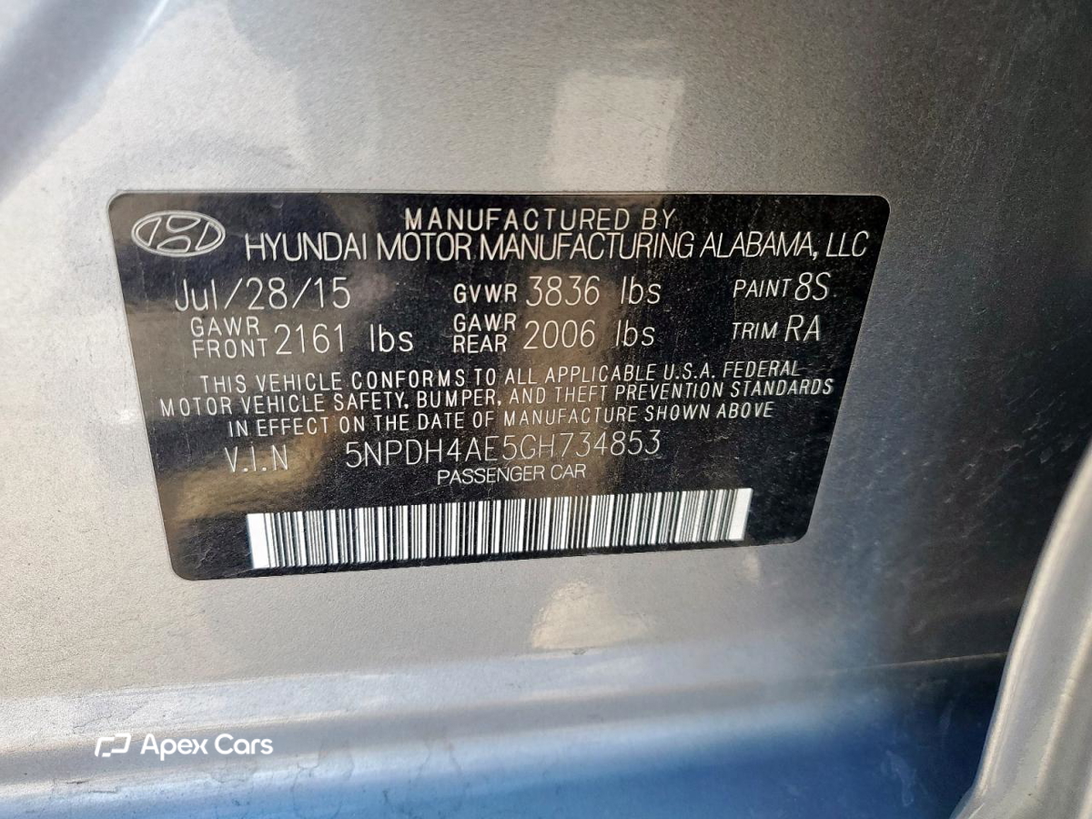 Hyundai Elantra 2016