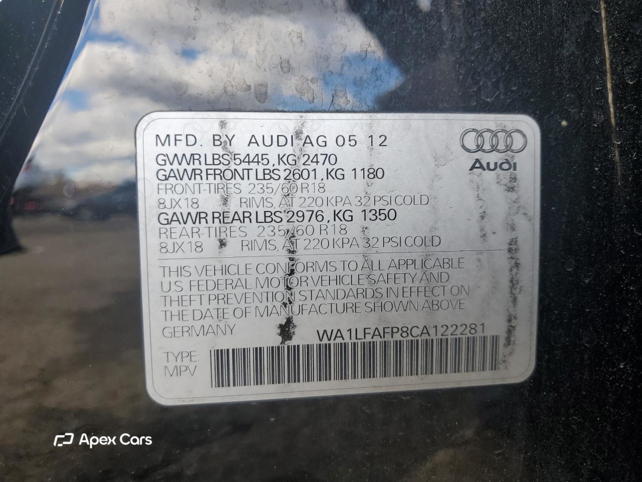 Audi Q5 2012