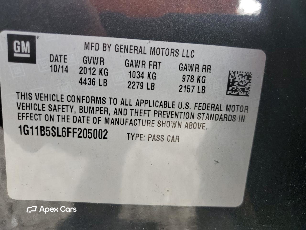 Chevrolet Malibu 2015